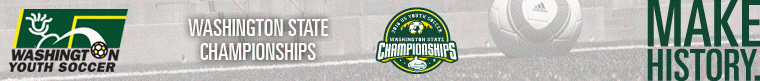 2016 US Youth Soccer Washington State Championships banner